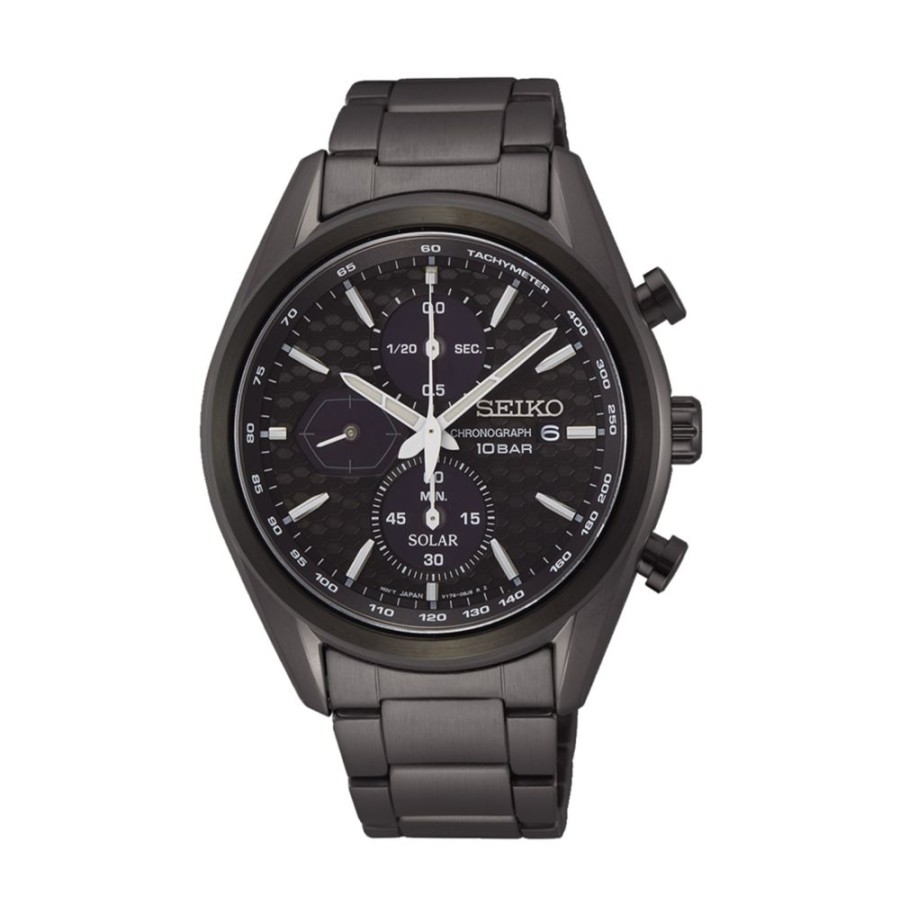 Relogios SEIKO Relogios Solares | Relogio Macchina Sportiva Preto