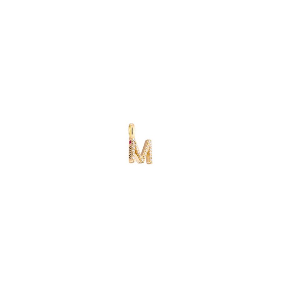 Joias BOW Pendentes | Pendente Ouro 18K - Letter M