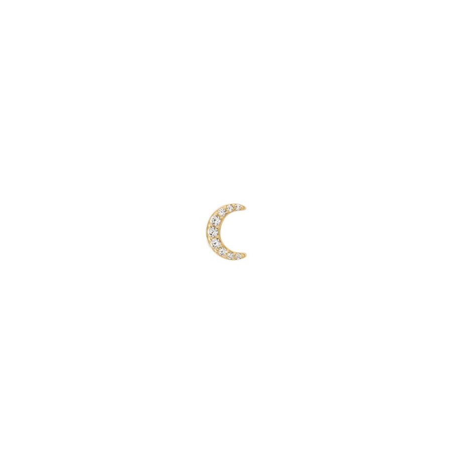 Joias UNIKE JEWELLERY Brincos | Brinco Unico Mix & Match Moon Gold