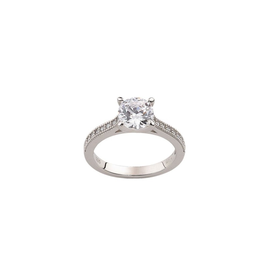 Joias UNIKE JEWELLERY Joias Para Gravar | Anel Classy Solitaire Large