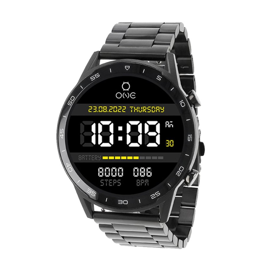 Relogios ONE SMART Smartwatches | Relogio Smartwatch Forceful Preto