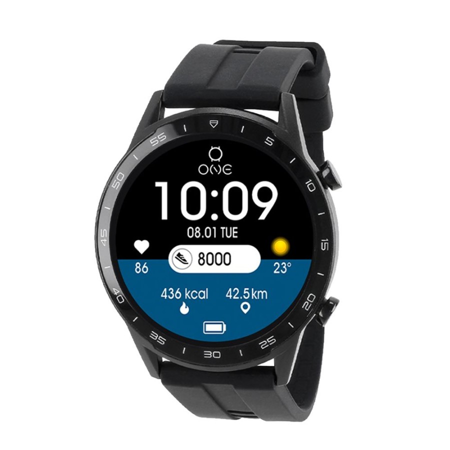 Relogios ONE SMART Smartwatches | Relogio Smartwatch Forceful Preto