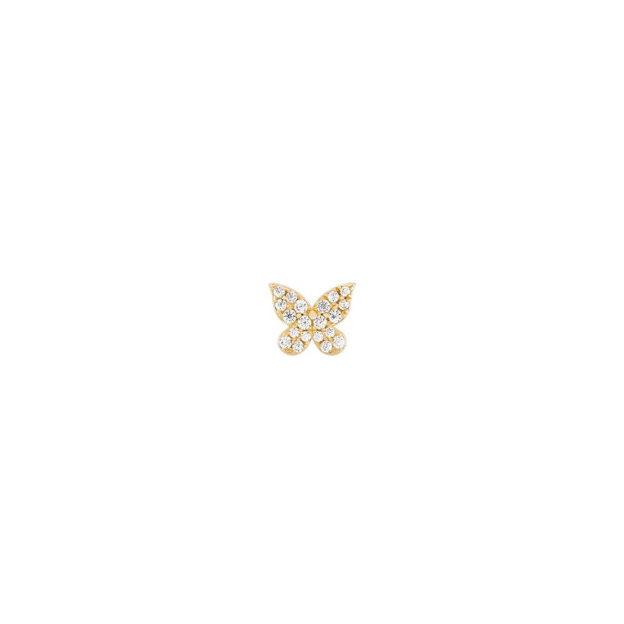 Joias UNIKE JEWELLERY Brincos | Brinco Unico Mix & Match Butterfly Gold