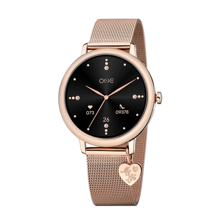 Relogios ONE SMART Relogios Em Aco | Relogio Smartwatch Petite Rose Gold